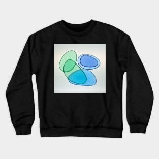 Cool Modern Stones Crewneck Sweatshirt